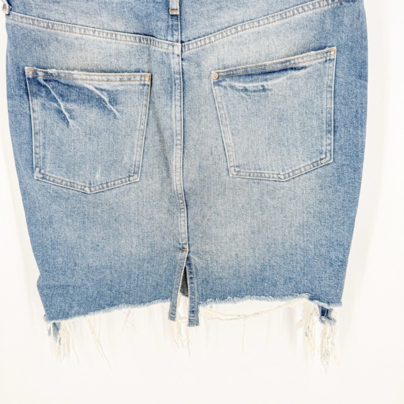 H&M Light Blue Denim Pencil Skirt - Picture 3 of 4